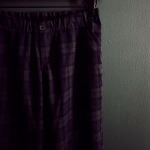 Brandy Melville Plaid Flare Pants